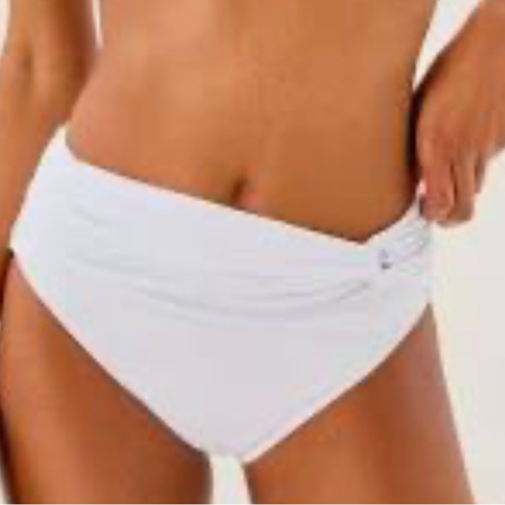 NEW Lilly Pulitzer High Waisted White Swim Bottoms